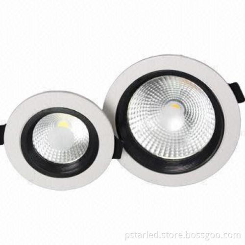 SAA LED downlight, warm white, dimmable